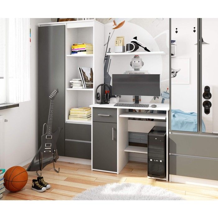 Bureau IKEA BRUSALI Blanc – 90x52x73 Cm – Neuf Sous Emballage