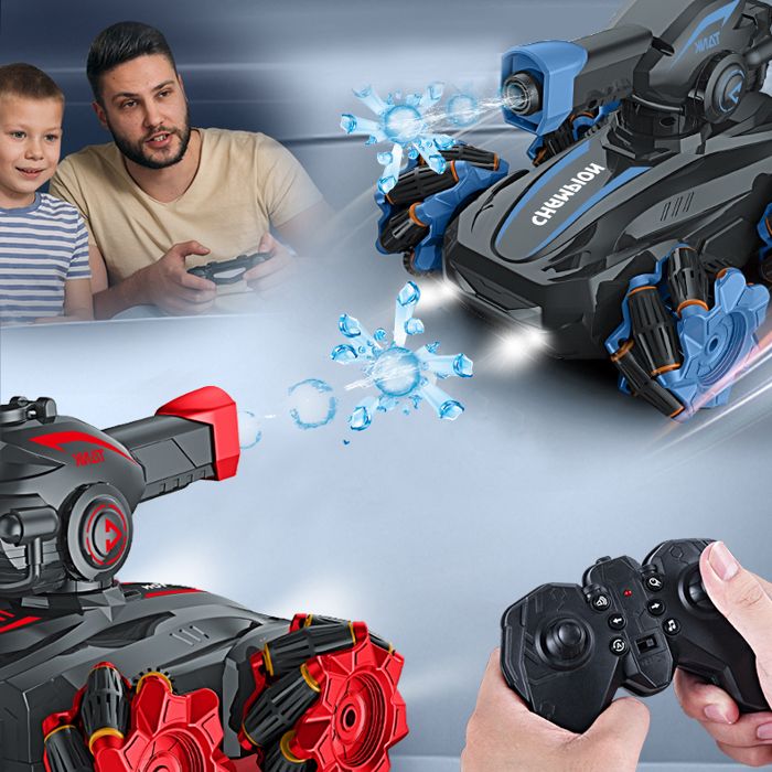 Tank Télécommandé Enfant – Véhicule RC Interactif ABS, Rechargeable, Idéal Intérieur & Extérieur