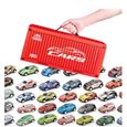 48 Mini Voitures à Friction Avec Garage Géant – Set De 48/60 Voitures De Course En Alliage, Parking à Étages Inclus – Cadeau Idéal Pour Enfants
