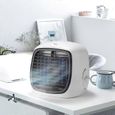 Mini climatiseur portable USB pour la maison et le bureau, petit ventilateur, humidificateur, climatiseur de bureau rafraîchissant