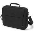 DICOTA Sacoche MULTI BASE Noir Eco pour PC Portable 13"-14.1" Légère avec protection polyester cadre métal et plusieurs compartiment-0
