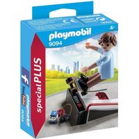 PLAYMOBIL - Skateur avec Rampe - Playmobil Special Plus - Bleu et multicolore - Jouet