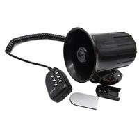 Haut-parleur pour voiture, 100W, 120DB, 12V, 6 sons, sirène, alarme, mégaphone, alarme Sgu, pour voiture, Van