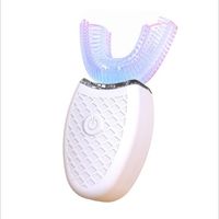 Brosse à dents électrique en U à ultrasons Blanc   