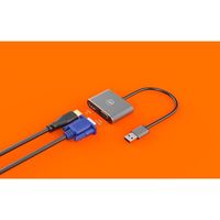 Mobility Lab ML312842 Adaptateur USB vers HDMI & VGA