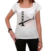 Femme Tee-Shirt Pont Golden Gate De San Francisco – Golden Gate Bridge Of San Francisco – T-Shirt Vintage