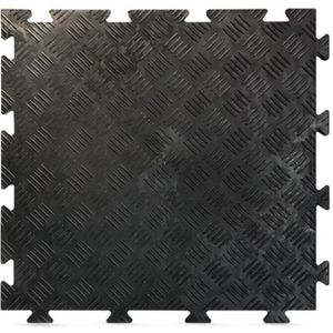 SOLS PVC Dalle clipsable en PVC (finition métal) - Noir 50 