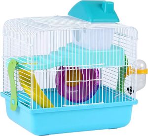 CAISSE DE TRANSPORT CLAPIER-S095 S095 Cage pour hamster avec abreuvoir et mangeoire 30,1x22,2x28,9cm