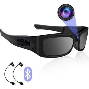 Caméra Full HD en lunettes de soleil étanches avec 16 Go de mém