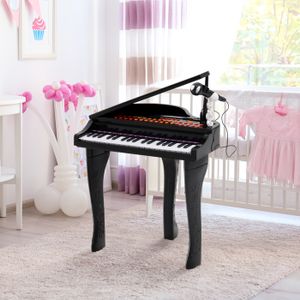 Clavier Piano Enfant 37 Touches – Avec Micro, USB Rechargeable, 2 Modes, Haut-parleur, 42 Cm, Léger