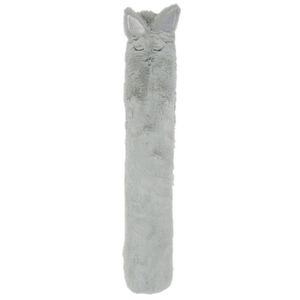 Bouillotte chat longiligne grise toute douce