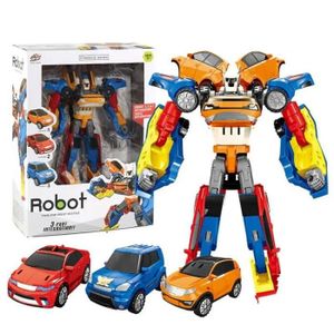 FIGURINE - PERSONNAGE B (pas de boîte) - Pas de boîte 3 en 1 Transformation Robot Action Figure Toy Toys Toys Cartoon Animation Mod