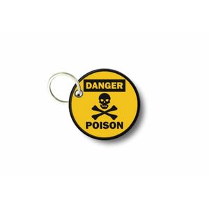 Porte cle cles clef brode patch ecusson biker tete de mort r10