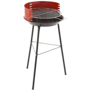 BARBECUE Barbecue design Red Round Grill 3097 - Barbecues -