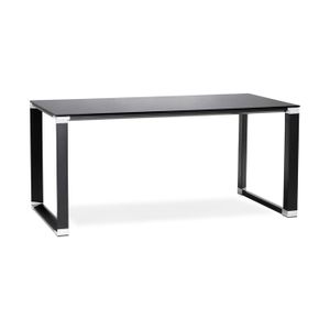 Bureau Noir Verre Achat Vente Pas Cher