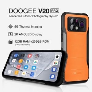 SMARTPHONE DOOGEE V20PRO Téléphone Portable Incassable,20Go+2