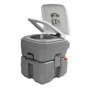 RÉSERVOIR EAU - MATIÈRE Garosa Toilette portative de RV Toilette portative réservoir de 5 gallons avec piston CHH 3 voies chasse d'eau anti-fuite