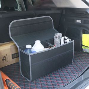 Boîte de rangement pliable pour coffre de voiture, boîte de rangement  Portable en cuir Pu, sac de rangement polyvalent pour accessoires  automobiles dans la voiture - 21CC0802A01404