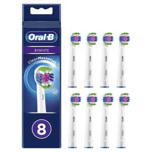 BROSSETTE Oral-B 3D White Brossettes de Rechange Clean Maxim