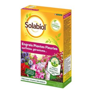 ENGRAIS Solabiol SOGERY750 Engrais Geraniums Et Plantes Fleuries 750 G, Incolore