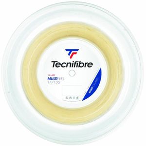 CORDAGE RAQUETTE TENNIS Cordage de tennis Tecnifibre Multifeel 200 m - natural/beige - 1,30 mm