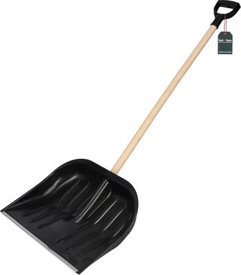 Outil Hiver Durable 74x46cm Pelle à Neige Avec Roues - Poussoir Neige Réglable 5 Angles - Lame Galvanisée 74x46 Cm Pelle Réglable Jardin