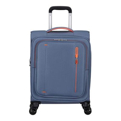 AMERICAN TOURISTER VALISE Cabine Sac à Roulettes 55 CM 4 Roues Noir Bombay Plage