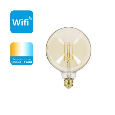 Trust WiFi B22 Ampoule Connectée, Compatible avec Alexa et Google Home,  Ampoule LED Couleur, Sans Hub, 2.4GHz Lampe LED, Ampoule WiFi Blanc et  Couleur