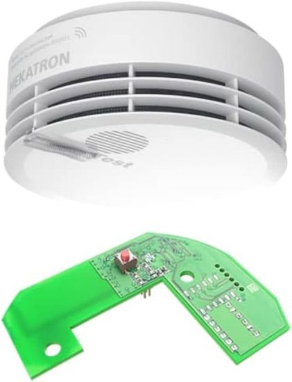 Détecteur De Fumée Hekatron Genius Plus X – Avec Module Radio – Pile 10 Ans – Alarme Adaptée Enfants/personnes âgées – Blanc