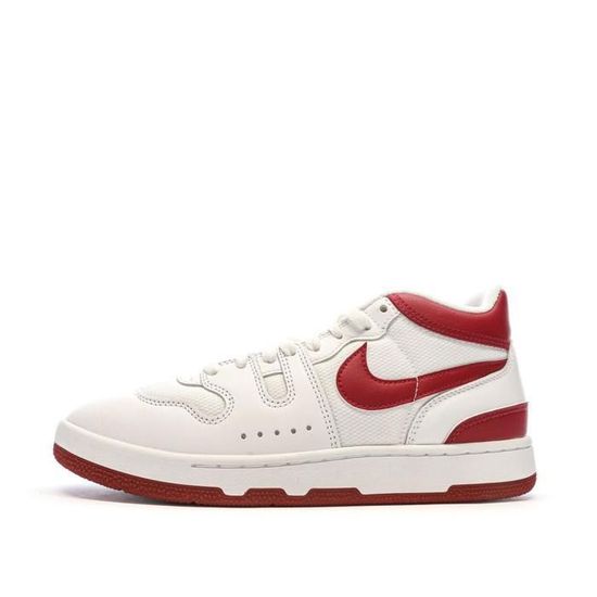 Baskets Blanches/Rouges Homme Nike Attack Rouge - Cdiscount Chaussures