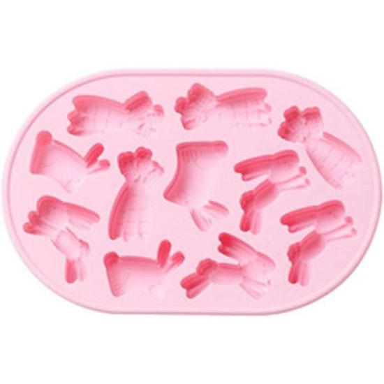 2 Pièces Moule Paques Moule Lapin de Paques Moule Lapin Moule Silicone