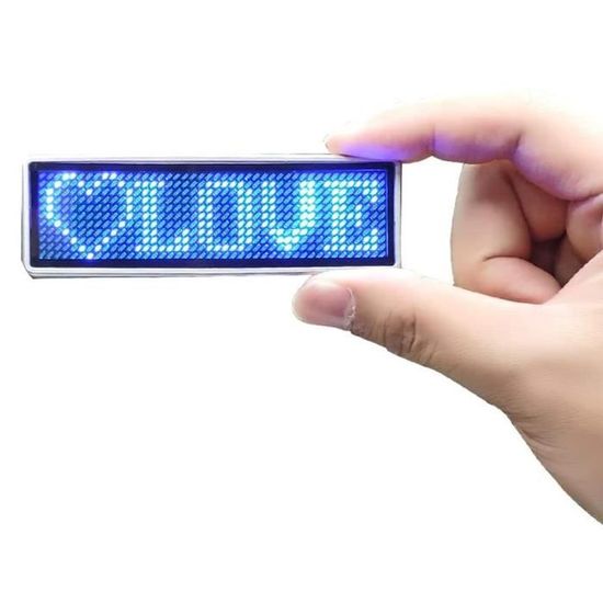 Panneau LED Flexible USB Programmable - Pour Vitre Voiture, Pub, Affichage Texte Et Mèmes - 9