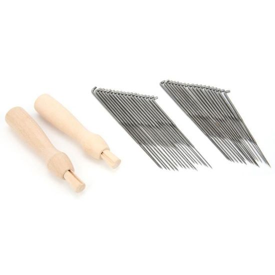 Zarique Lot de 2 outils de feutrage humide, parfaits pour travailler sur les coutures, les feutres plats, les chapeaux et les pantoufles, bloc complet polyvalent pour les travaux manuels