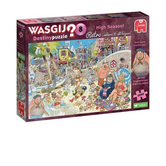 Jumbo Wasgij Destiny Puzzle 1000 Pezzi – I Giochi Di Wasgij (JUM19178) – Edizione Retro