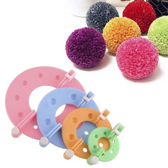 6 Pièces Pompom Makers, Pompom Maker Set, Fabriquer