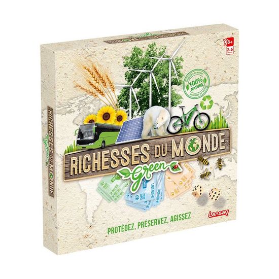 Richesse du Monde nouvelle version - Jeu stratégie Lansay
