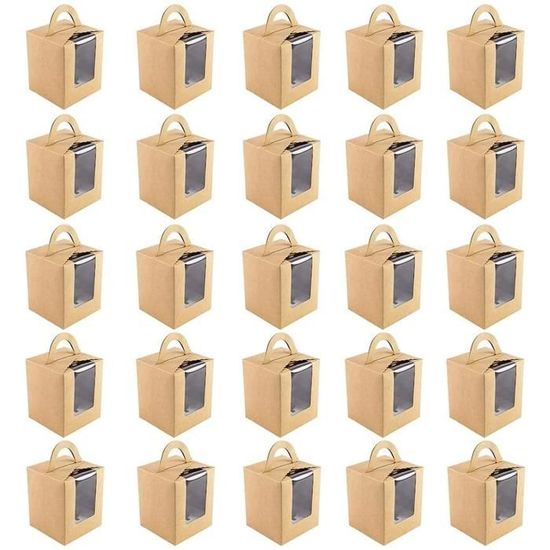 Boite De Transport Pour Gateau En Carton - Limics24 - Pièces Boîte D  Emballage Pâtisserie Boîtes À Cupcake - Cdiscount Maison