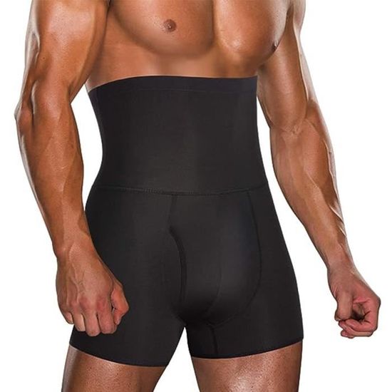 Boxer Gainant Homme - Contrôle Du Ventre, Taille Haute - Sous-vêtements Fonctionnels De Compression - 3