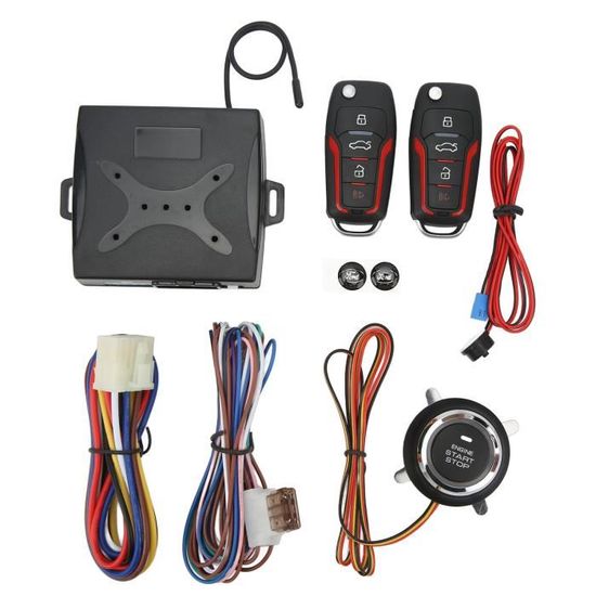 Kit De Verrouillage Centralisé à Distance Pour Voiture, DC 12 V - Dispositif Antivol Intégré Pour Voiture DC 12 V