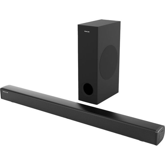 Barre De Son Bluetooth 50W Home Cinéma TV - Enceinte Soundbar Avec Subwoofer Optique USB