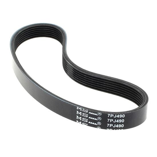 Courroies 7PJ490 Haute Résistance Pour Tondeuse Qualcast - Lot De 2 - 490mm - Remplacement Pour Tondeuses Rotatives Électriques