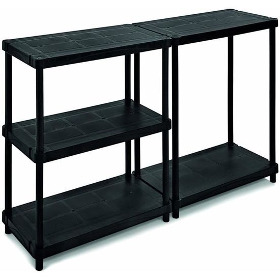 Étagère IKEA Noire 5 étages - 170 Cm - Bois - Occasion