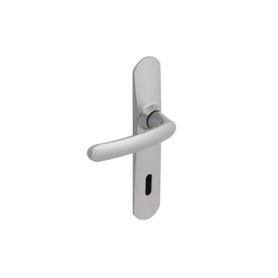 Lot De 2 Poignées De Porte ASSA ABLOY – Entraxe 165mm, Chrome Miroir, Clé L (7157)