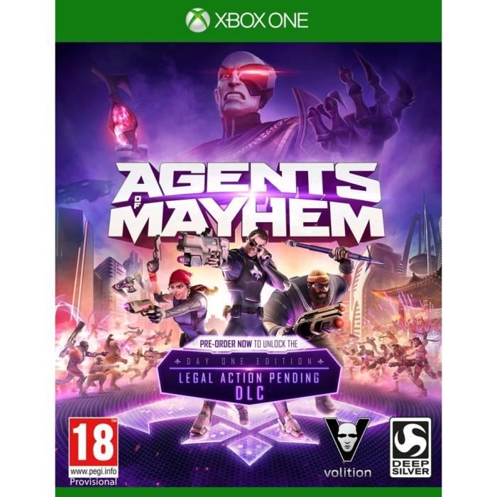 Agents Of Mayhem Day One Edition Jeu Xbox One