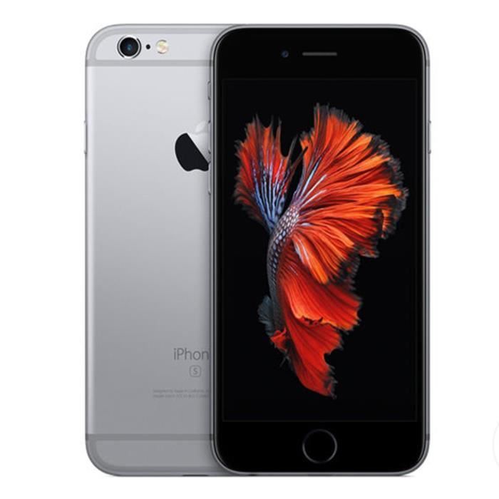 iPhone 6S 16GO Noir +écouteur+chargeur Européen+USB câble+boîte