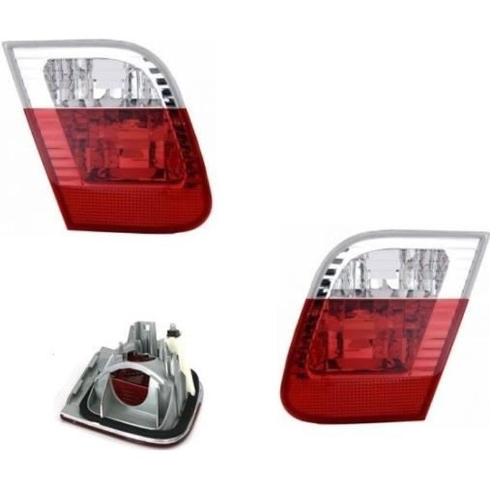 2 FEUX ARRIERE DE COFFRE / MALLE POUR BMW SERIE 3 E46 BERLINE PHASE 2 DE 09/2001 A 03/2005