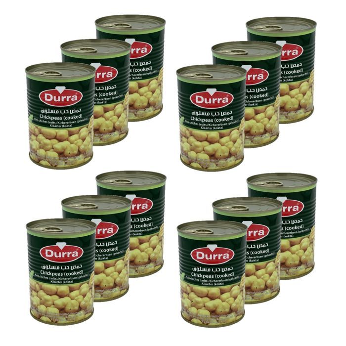 Lot 12x Pois chiche - Durra - boîte 400g