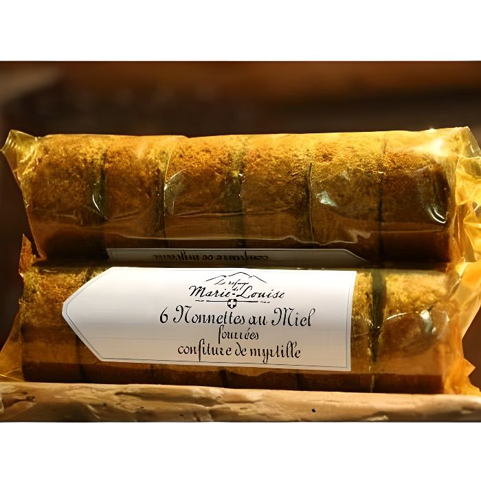 Nonnette au miel fourrée à la confiture de Myrtille