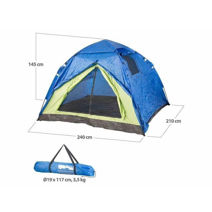 Tente coupole automatique pour 4 personnes