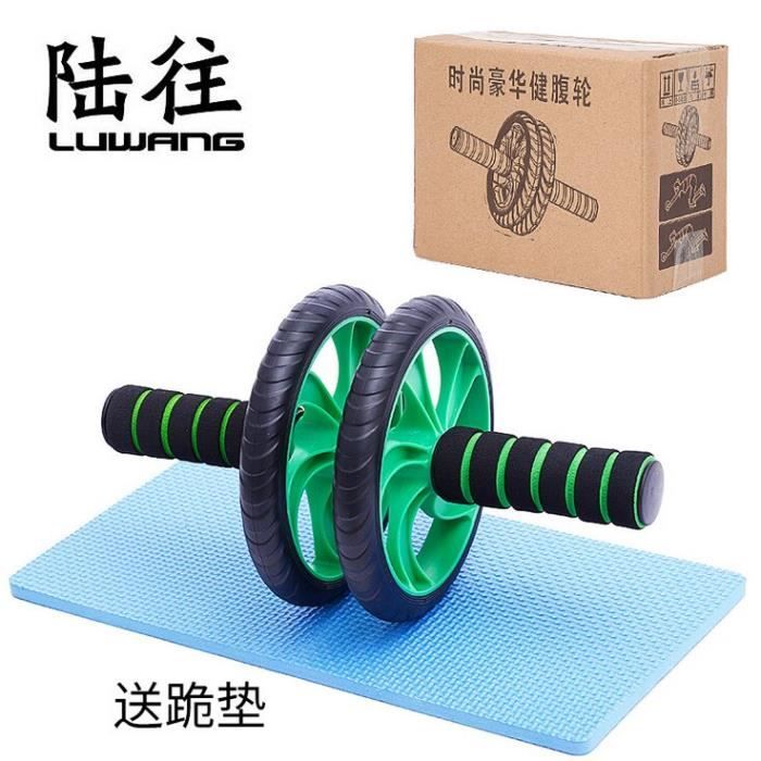 Double Ab rouleau étirement formateur résistance bande exercice élastique traction corde - Modèle: Abdominal wheel - HSJSTLDC06405